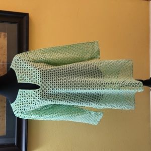 NBW Beautiful blue and yellow Tommy Bahama cover up size L